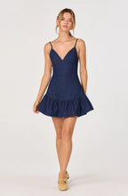 Load image into Gallery viewer, Kyndal Denim Fit &amp; Flare Mini
