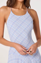 Load image into Gallery viewer, Ginny Plaid Halter Midi Dress
