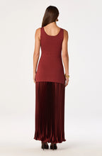 Load image into Gallery viewer, Adison Drop Waist Pleated Maxi Dress
