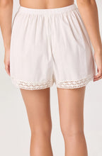 Load image into Gallery viewer, Abrielle Lace Trim Shorts

