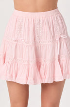Load image into Gallery viewer, Delia Tiered Ruffle Mini Skirt
