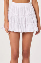 Load image into Gallery viewer, Delia Tiered Ruffle Mini Skirt
