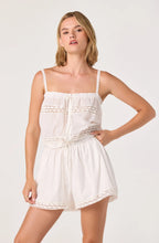 Load image into Gallery viewer, Abrielle Lace Trim Cropped Tank
