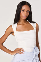 Load image into Gallery viewer, Tamrah Ruched Ribbed Tank Top
