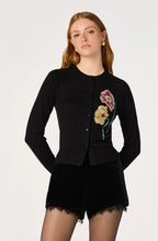 Load image into Gallery viewer, Alecia Beaded Floral Cardigan
