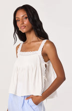 Load image into Gallery viewer, Lori Eyelet Babydoll Tank Top
