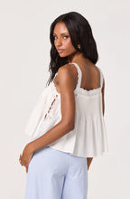 Load image into Gallery viewer, Lori Eyelet Babydoll Tank Top
