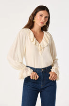 Load image into Gallery viewer, Christy Ruffle Collar Top
