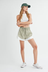 Drawstring Ric Rac Short
