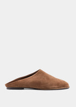 Load image into Gallery viewer, Anouk Taupe Suede Flat

