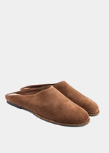 Load image into Gallery viewer, Anouk Taupe Suede Flat
