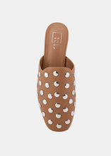 Load image into Gallery viewer, Aretha Studded Mule Camel
