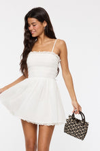 Load image into Gallery viewer, Lace Trim Mini Dress
