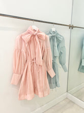 Load image into Gallery viewer, Tie Neck Mini Dress
