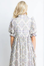 Load image into Gallery viewer, Boho Floral Puff Sleeve Maxi
