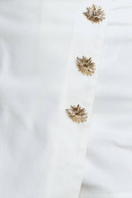 Load image into Gallery viewer, White Skort with Gold Button
