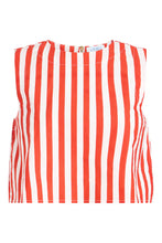 Load image into Gallery viewer, Crop Top, Red Stripes

