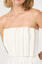 Load image into Gallery viewer, Clemira Pleated Strapless Top
