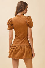 Load image into Gallery viewer, Scalloped Detail Ruffle Hem Dress
