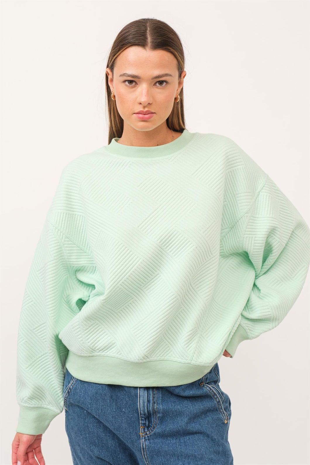 Pastel Mint Comfy Sweatshirt
