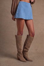Load image into Gallery viewer, Denim Stretch Skort
