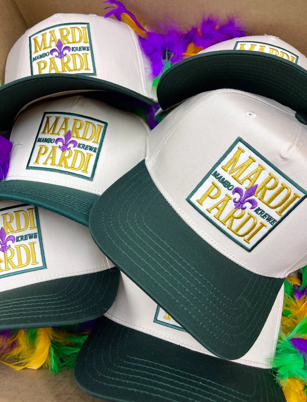 Mardi Pardi Vintage Trucker Hat