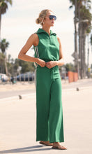 Load image into Gallery viewer, Julien Wide Leg Athletic Stripe Knit Pant
