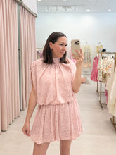 Load image into Gallery viewer, Blush Flutter Sleeve Mini Dress
