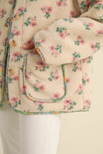 Load image into Gallery viewer, Floral Shearling Jacket
