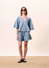 Load image into Gallery viewer, Citrine Blouse Light Blue
