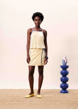 Load image into Gallery viewer, Pipa Skirt Pale Yellow
