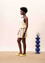 Load image into Gallery viewer, Pipa Skirt Pale Yellow

