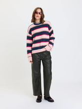 Load image into Gallery viewer, Carlyle Everyday Crewneck in Coral Stripe
