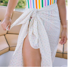 Load image into Gallery viewer, Vanilla Swiss Dot Sarong
