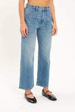 Load image into Gallery viewer, Pleaser Patch Pocket Wide Ankle Jean
