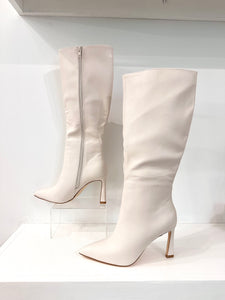 Pointed Toe Knee High Boot