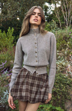 Load image into Gallery viewer, Toini Plaid Pleated Bubble Hem Skort
