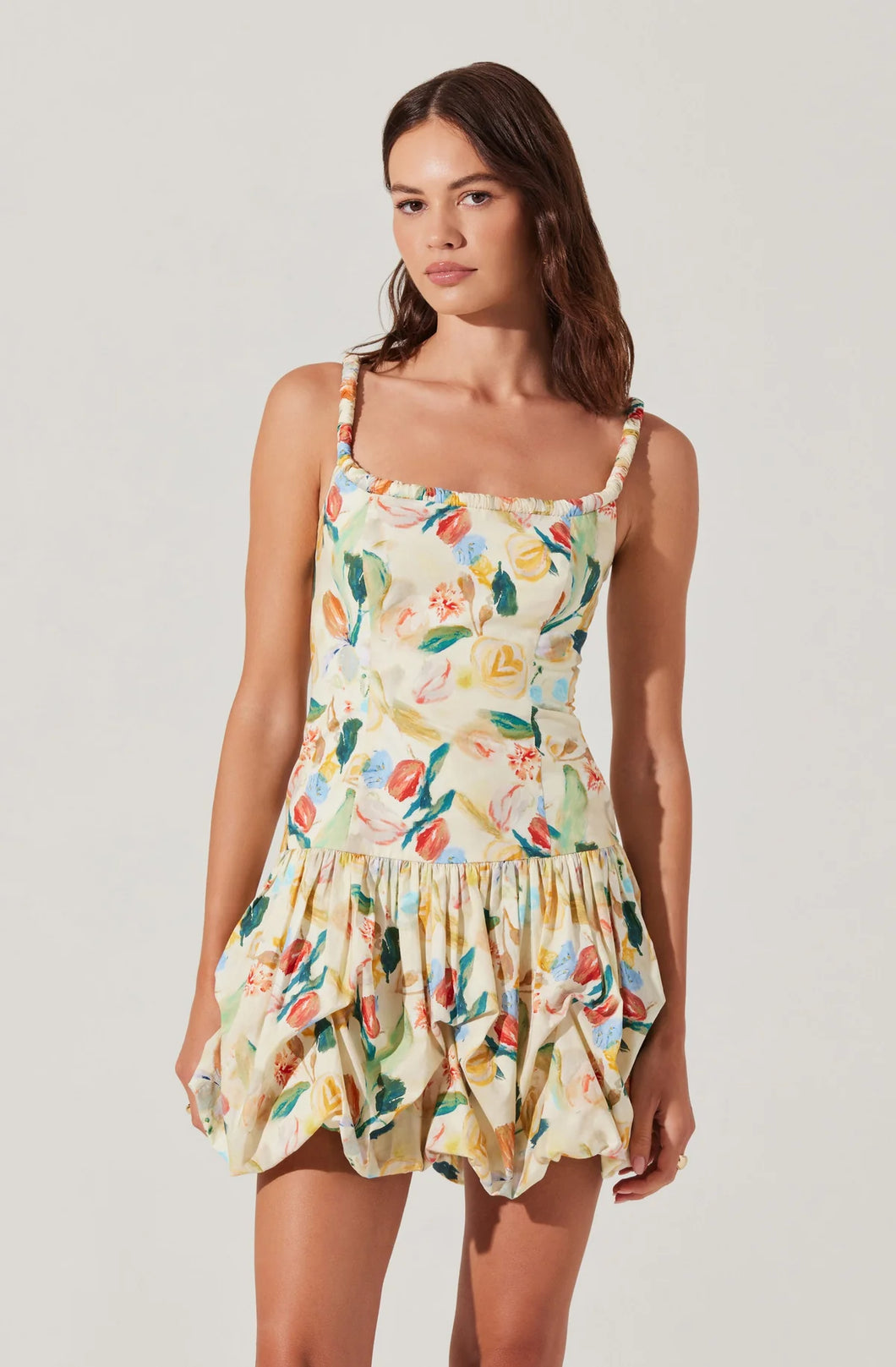Keyla Drop Waist Bubble Mini