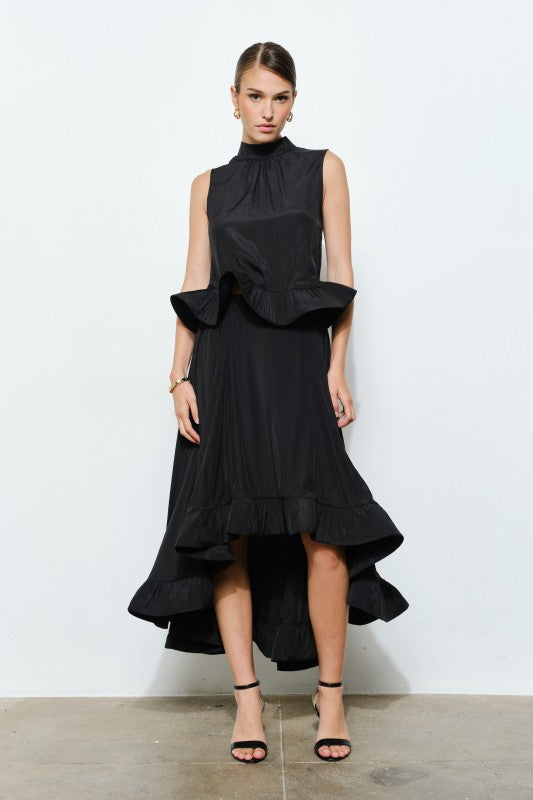 Ruffle Midi Skirt Set