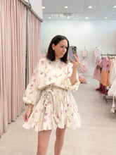Load image into Gallery viewer, Floral Rope Tie Mini Dress
