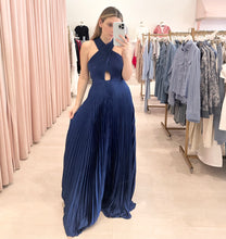 Load image into Gallery viewer, Pleated Cross Over Maxi Dress
