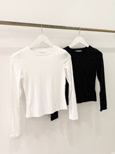 Load image into Gallery viewer, Long Sleeve Rhinestone Tee
