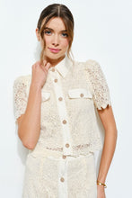 Load image into Gallery viewer, Lace Collar Midi Skirt Set
