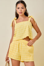 Load image into Gallery viewer, Squared Neck Textured Short Set

