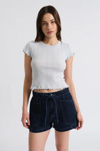 Load image into Gallery viewer, Baby Blue Lily Baby Tee
