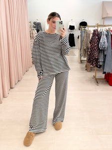 Oversized Stripe T Shirt