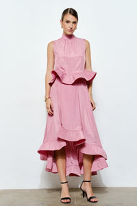 Ruffle Midi Skirt Set