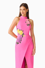 Load image into Gallery viewer, Laurentia Halter Maxi in Fuchsia Pink
