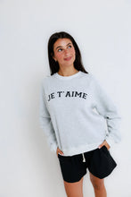 Load image into Gallery viewer, Je T'aime - Raglan Crew
