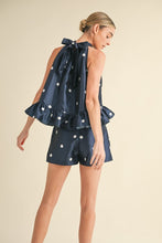 Load image into Gallery viewer, Polka Dot Halter Short Set
